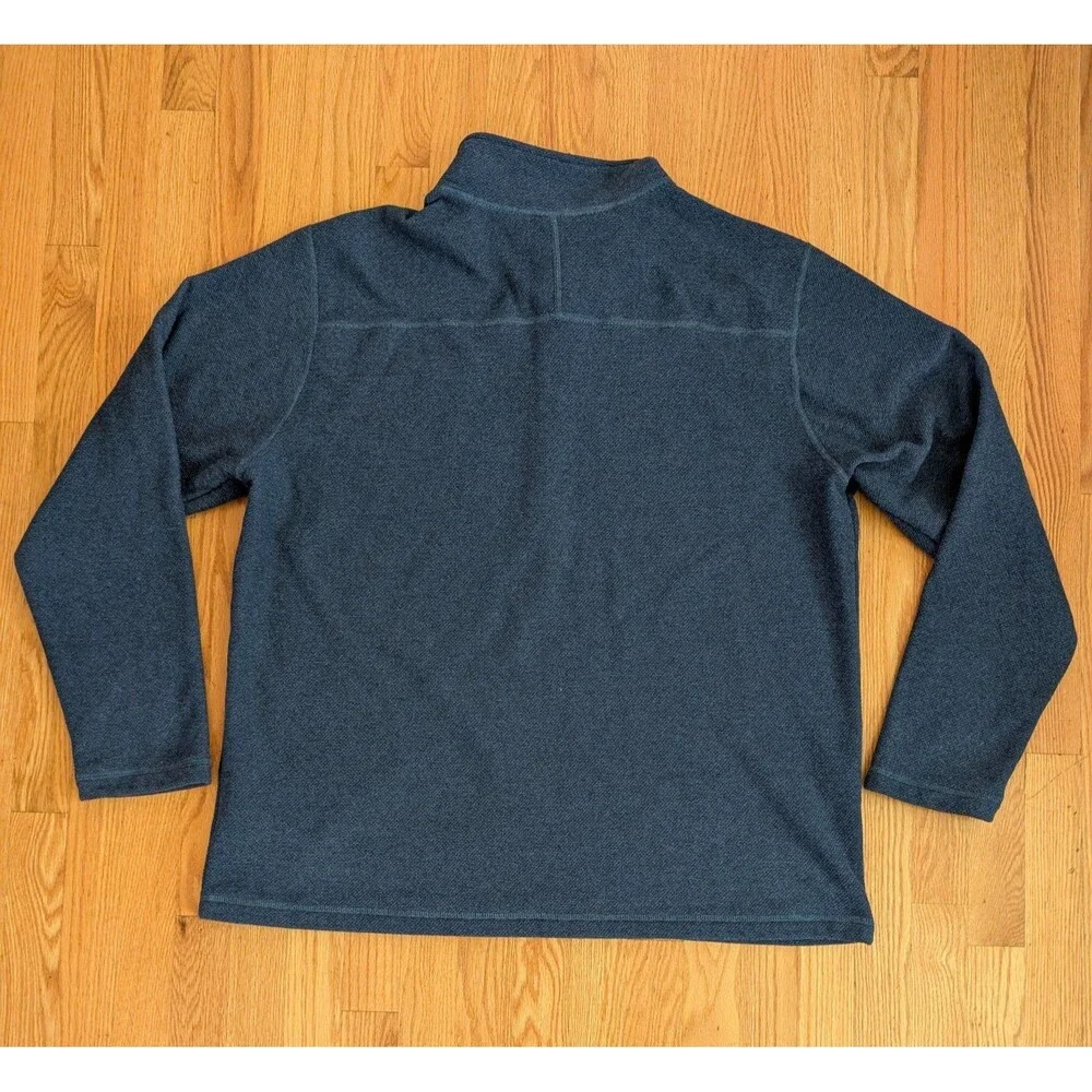 The North Face Jacket Mens XXL Textured Cap Rock Quarter Zip Fleece Pullover